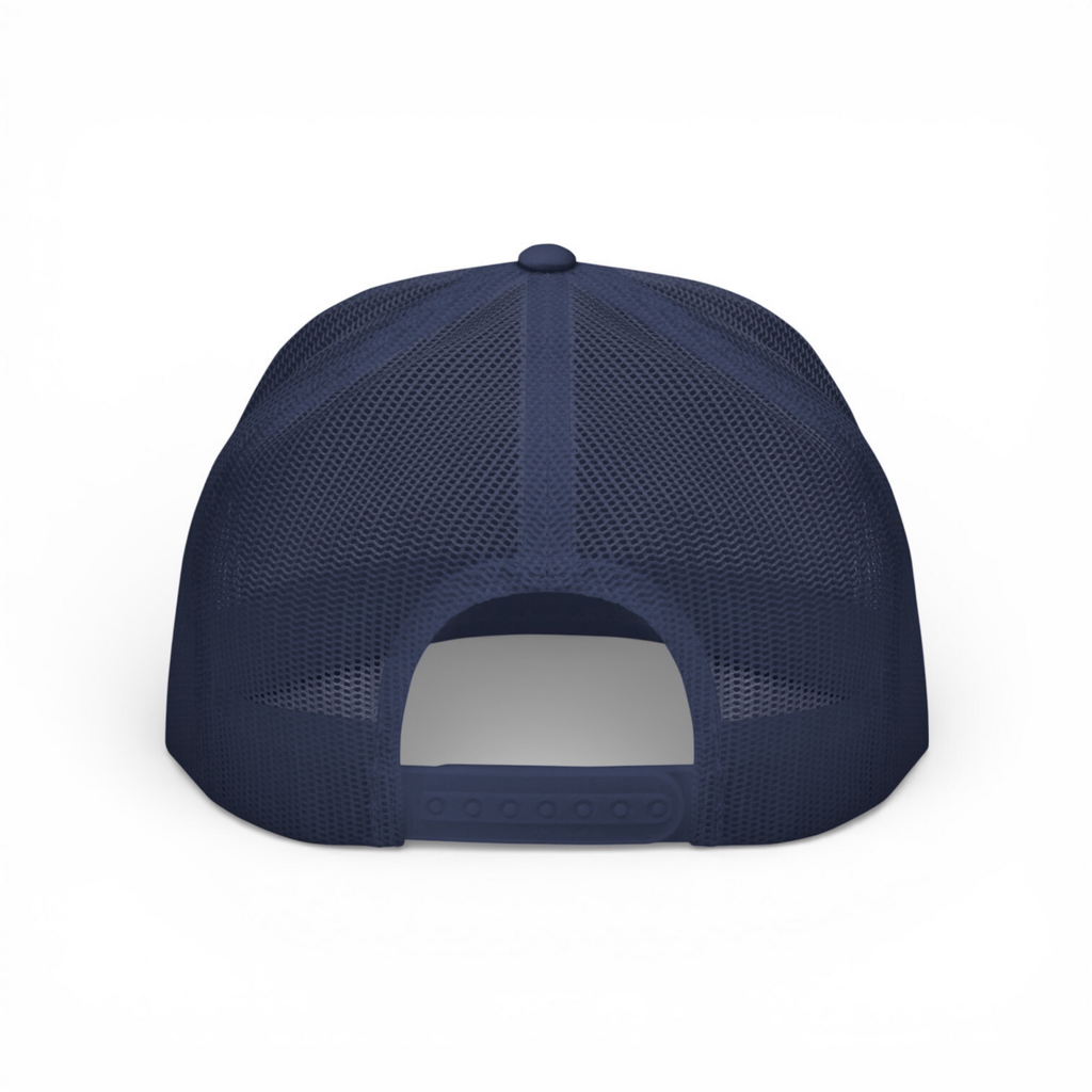 OG 3D Bombs Darts Birds Trucker Steeley Blue - Bombs Darts Birds