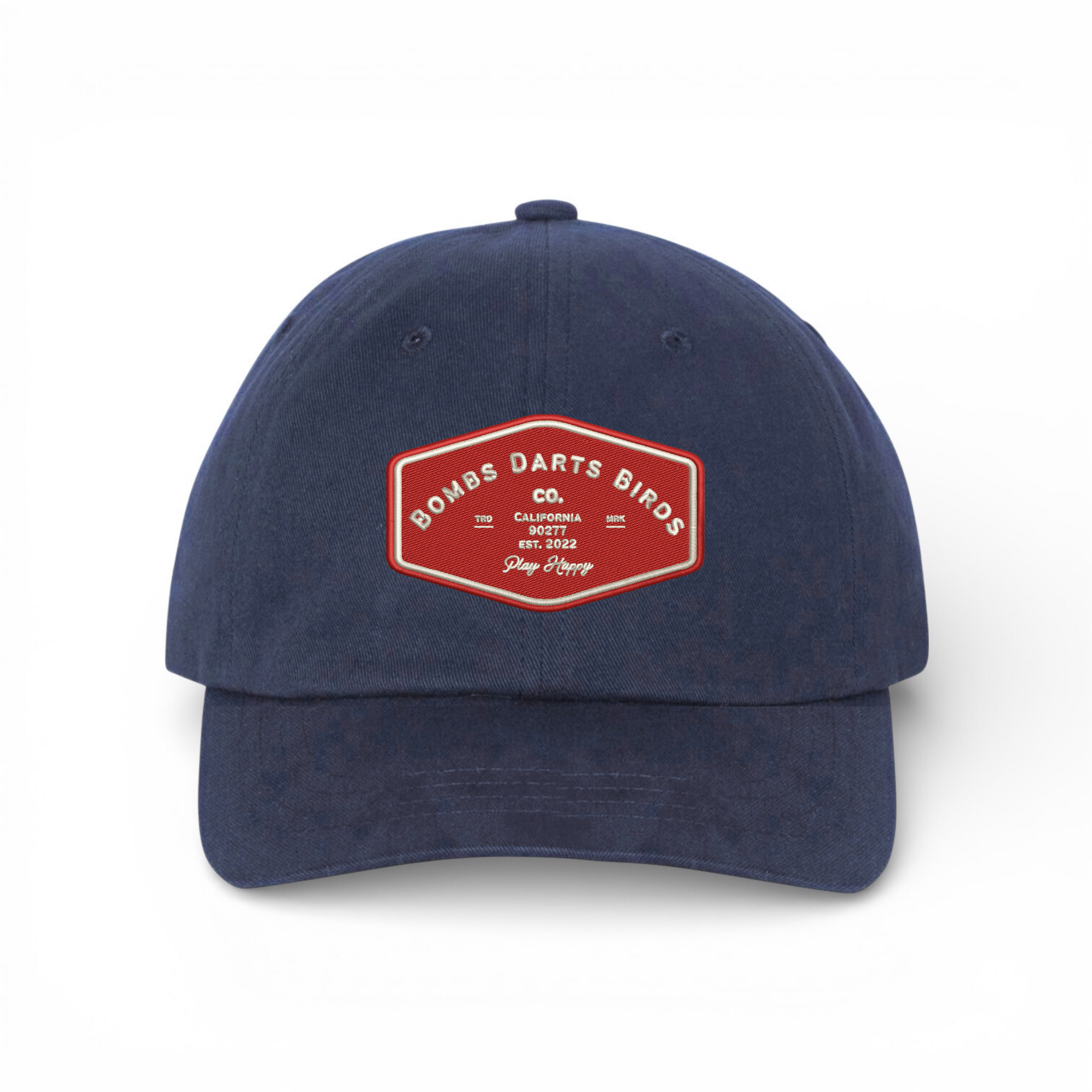 BDB Heritage Dad Cap Navy/Red - Bombs Darts Birds