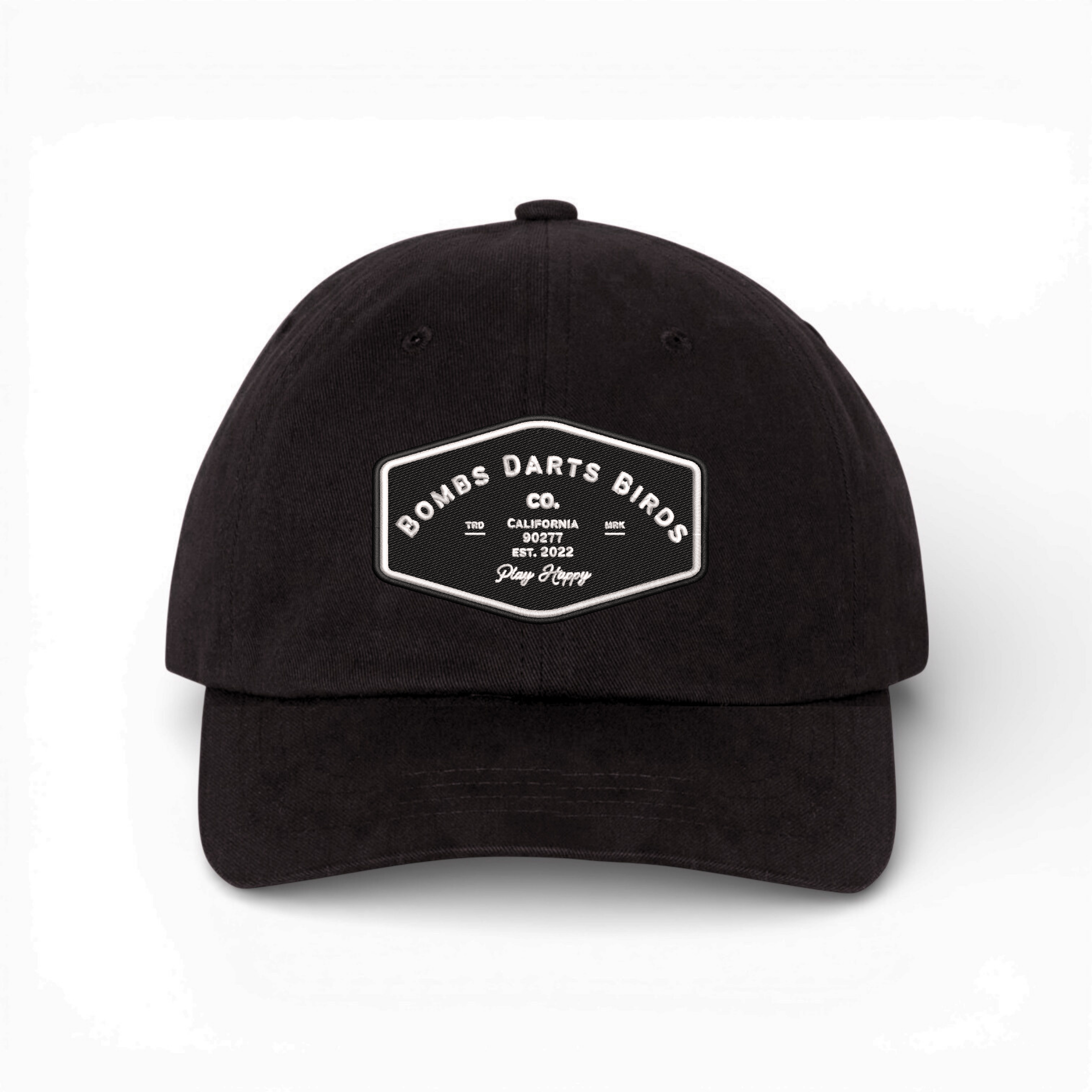 BDB Heritage Dad Cap Black - Bombs Darts Birds