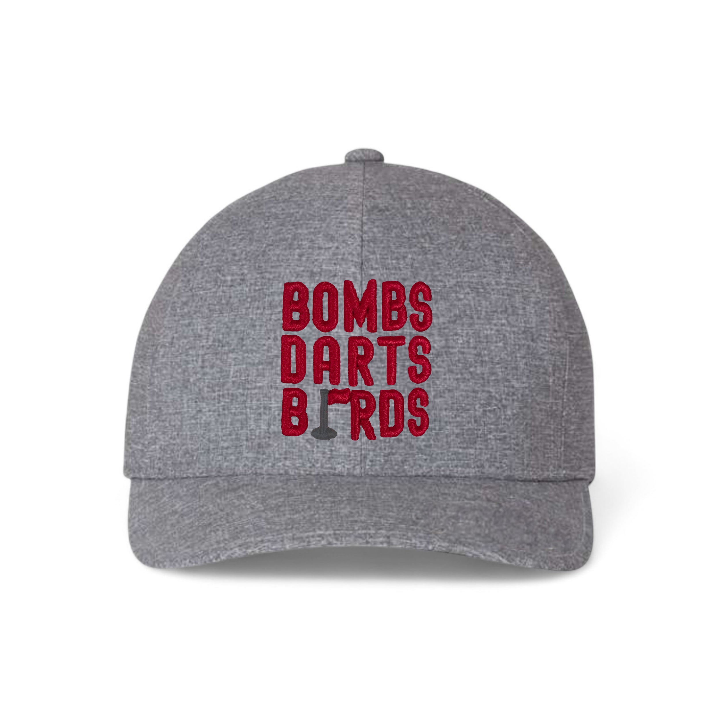 Alabama Bombs Darts Birds Fandom + Golf Caps - Performance Grey/Red - Bombs Darts Birds