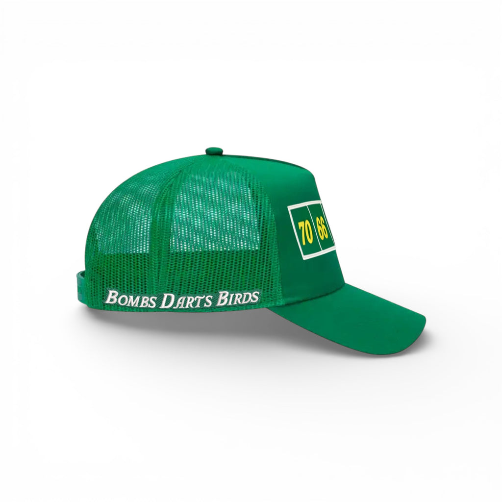 Amen Azalea Golf Cap Green Side - Bombs Darts Birds