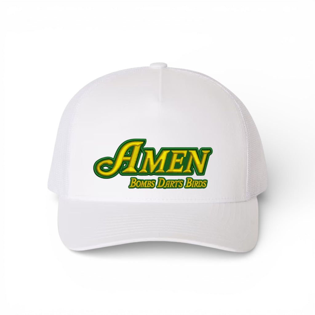 Amen Azalea Golf Cap White - Bombs Darts Birds