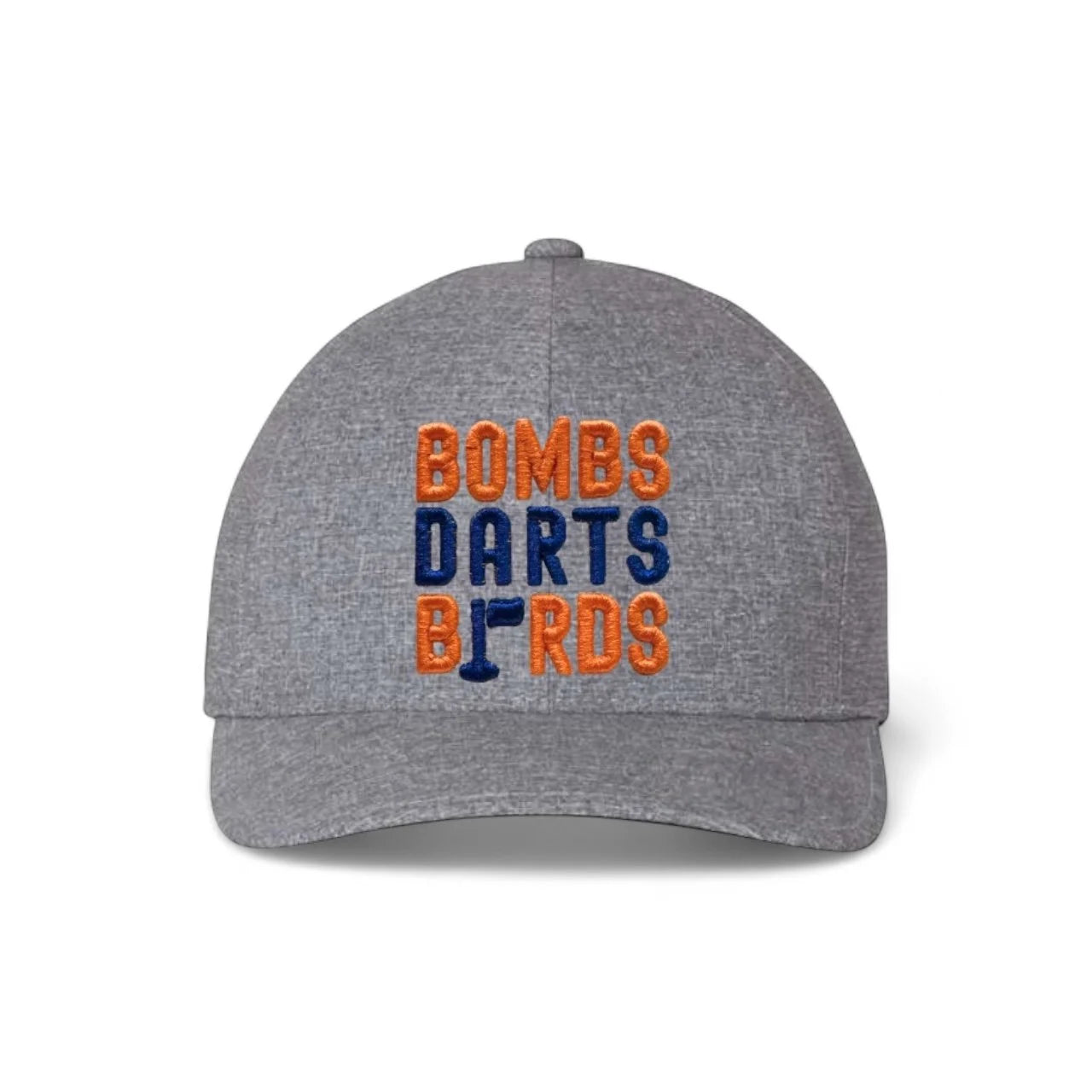 Auburn Bombs Darts Birds Fandom + Golf Caps - Performance Grey/Orange/Blue - Bombs Darts Birds