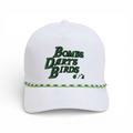 Augusta 3D "Czervik" Rope Golf Cap - White/Green - Bombs Darts Birds