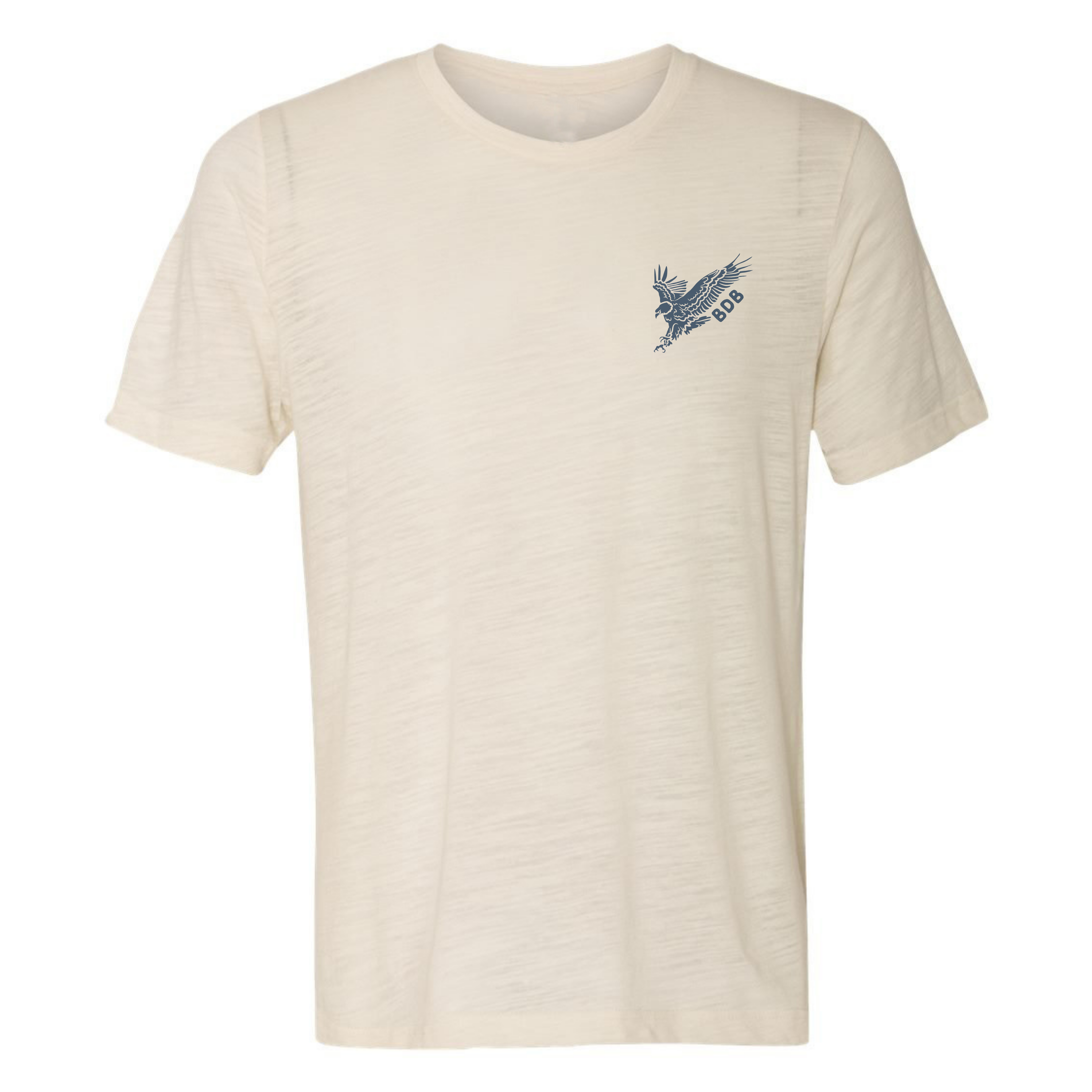 BDB "Easy Eagle" Golf Tee Shirt Cream - Bombs Darts Birds
