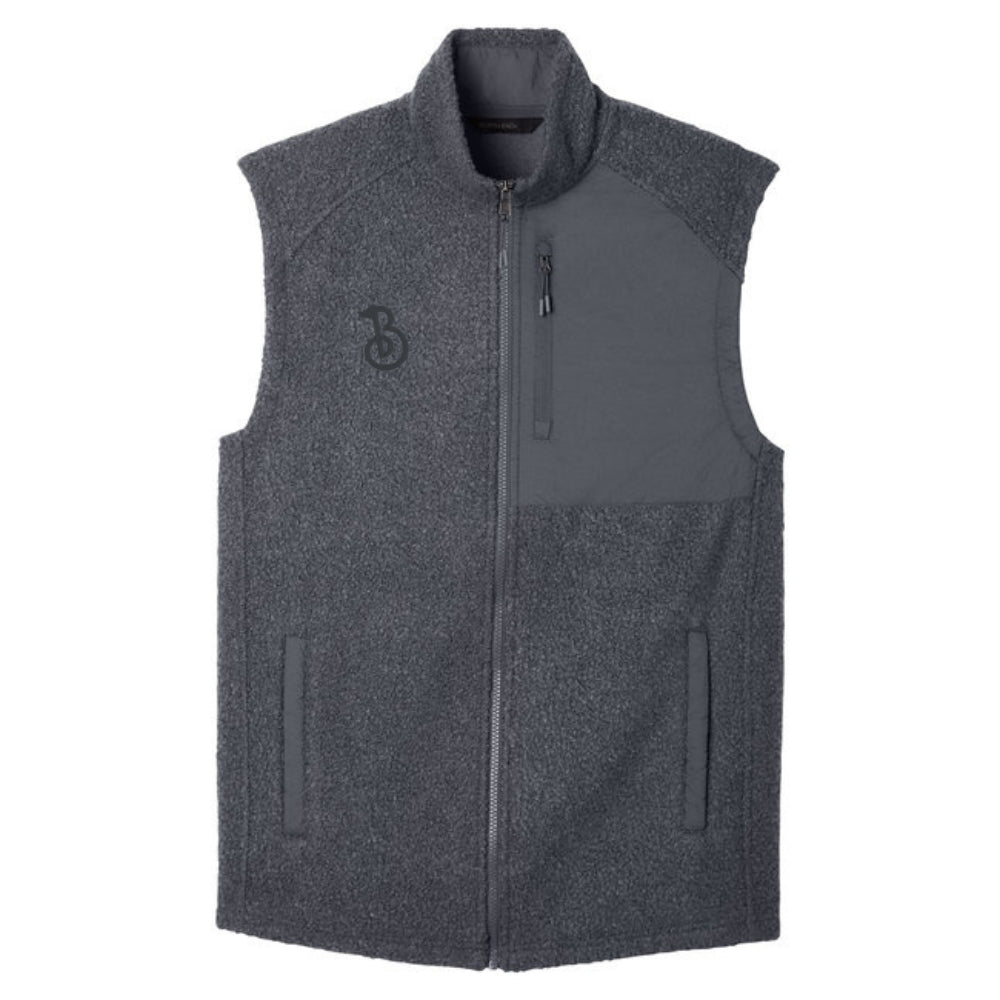 BDB Fleece Pin High Vest - Gray - Bombs Darts Birds