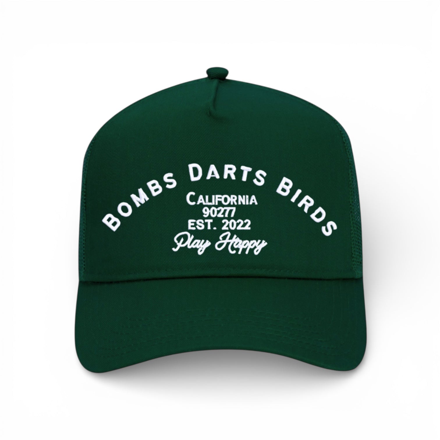 BDB Heritage Collection - Golf Cap - Dark Green/White - Bombs Darts Birds