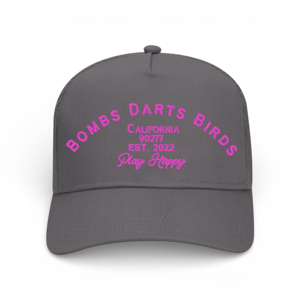 BDB Heritage Collection - Golf Cap - Gray/Pink - Bombs Darts Birds
