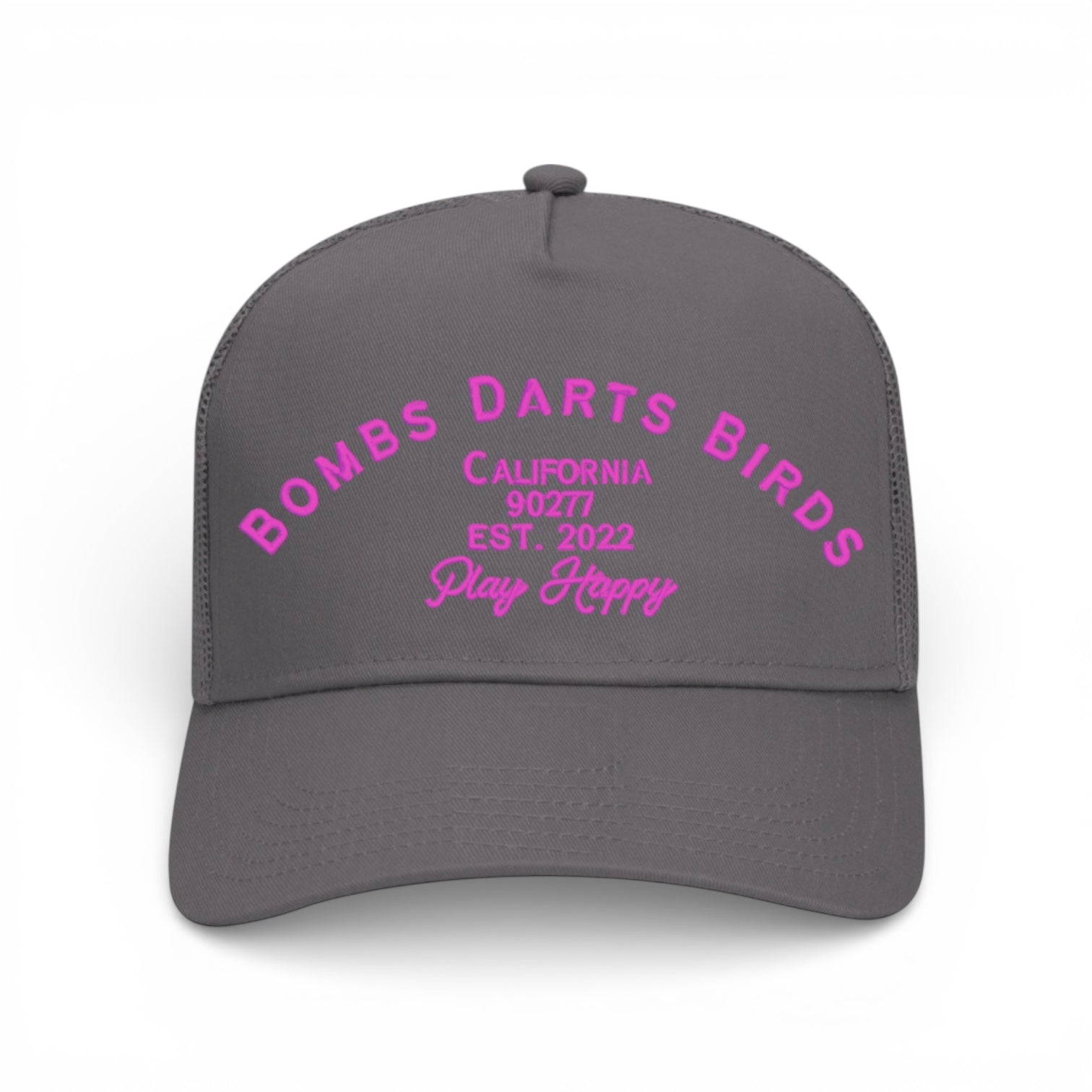 BDB Heritage Collection - Golf Cap - Gray/Pink - Bombs Darts Birds
