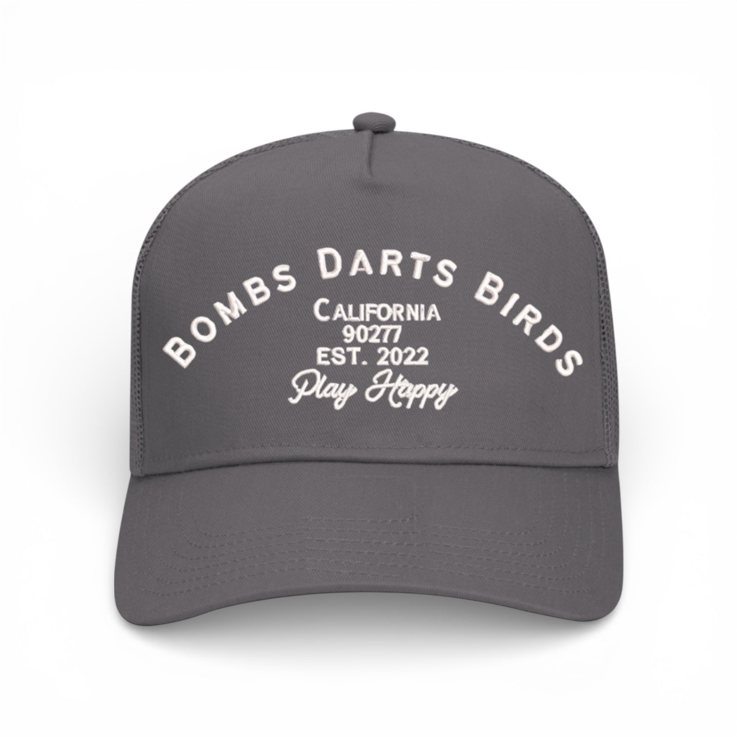 BDB Heritage Collection - Golf Cap - Gray/White - Bombs Darts Birds