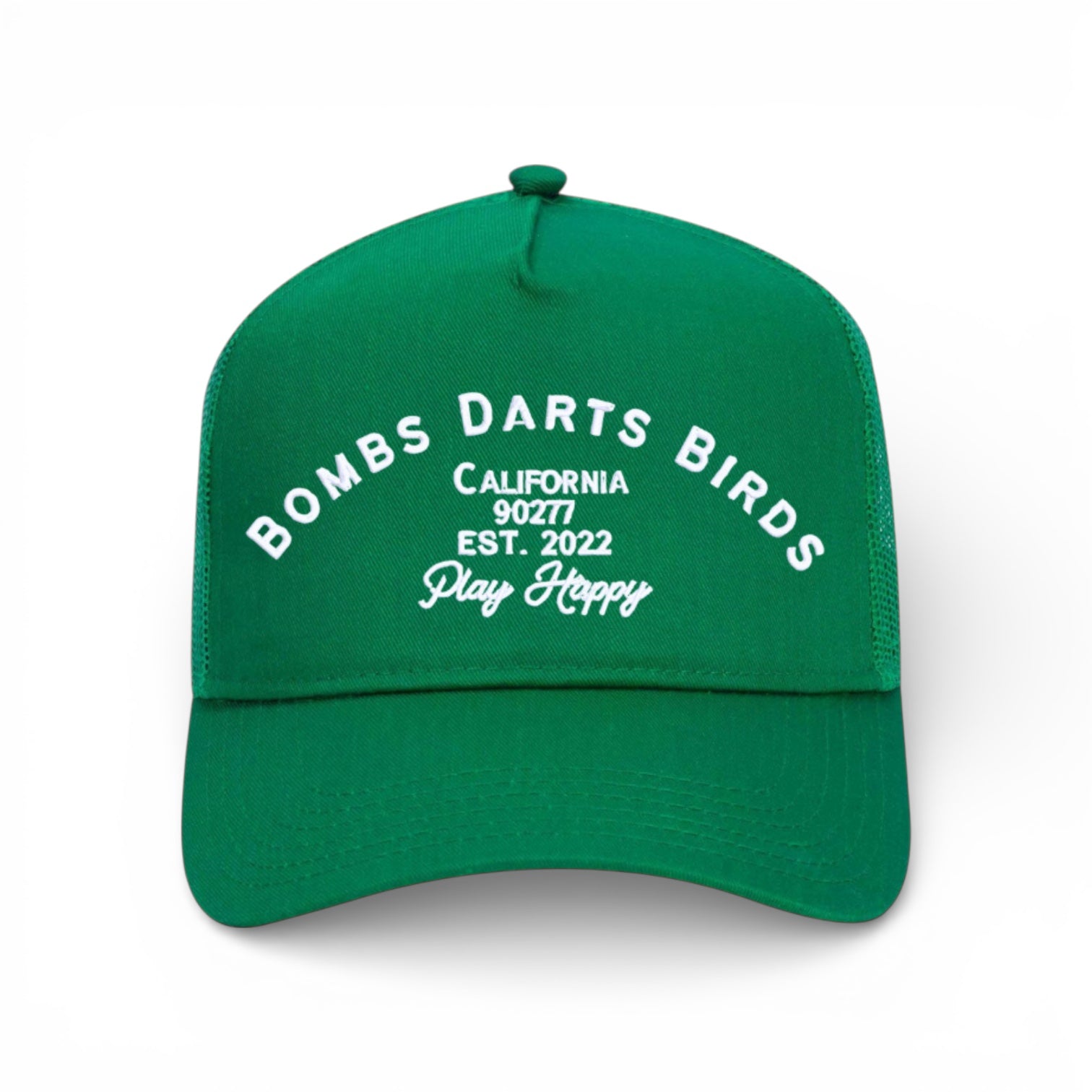BDB Heritage Collection - Golf Cap - Green/White - Bombs Darts Birds
