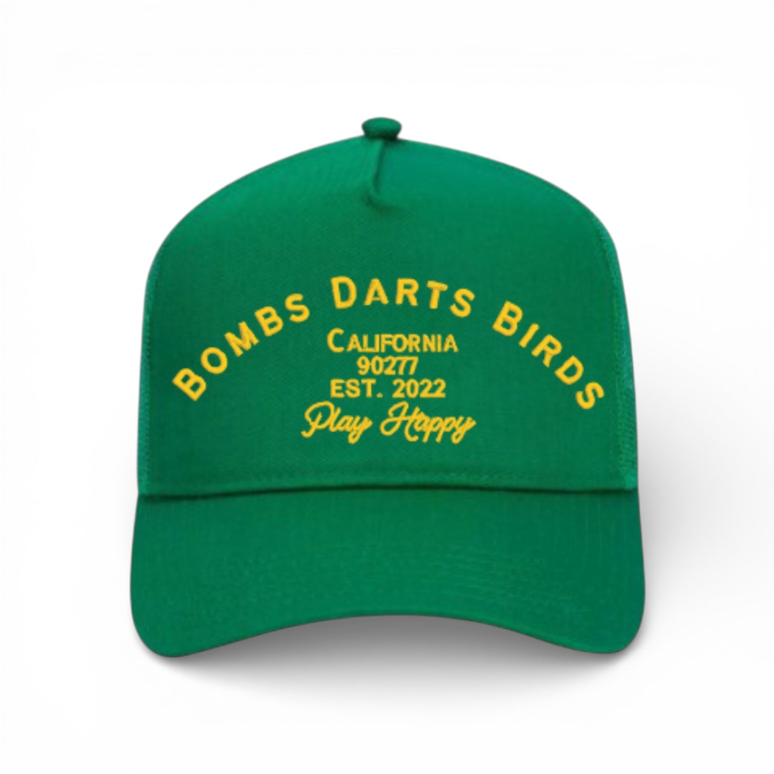 BDB Heritage Collection - Golf Cap - Green/Yellow - Bombs Darts Birds