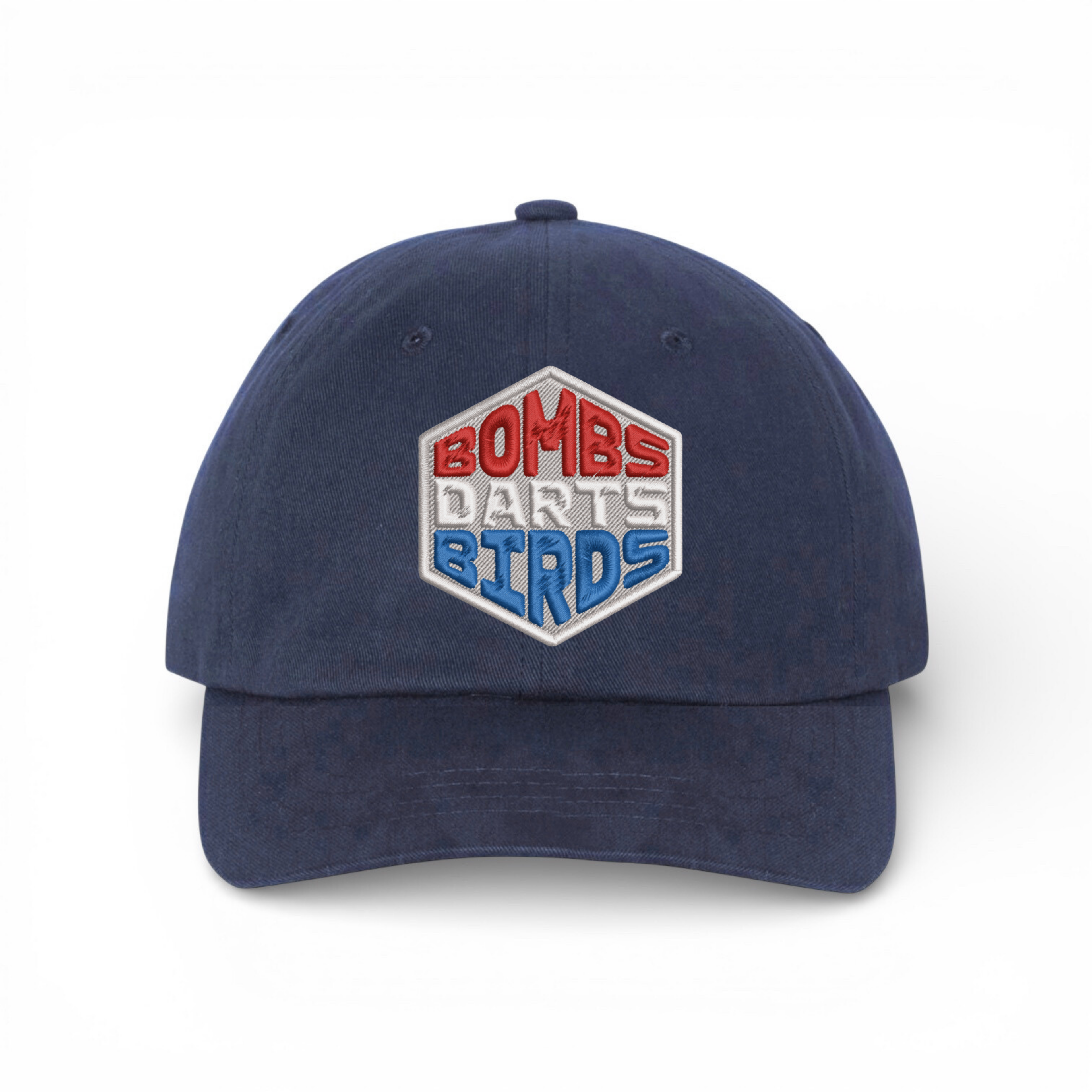 BDB Hexa Dad Cap RWB Navy - Bombs Darts Birds