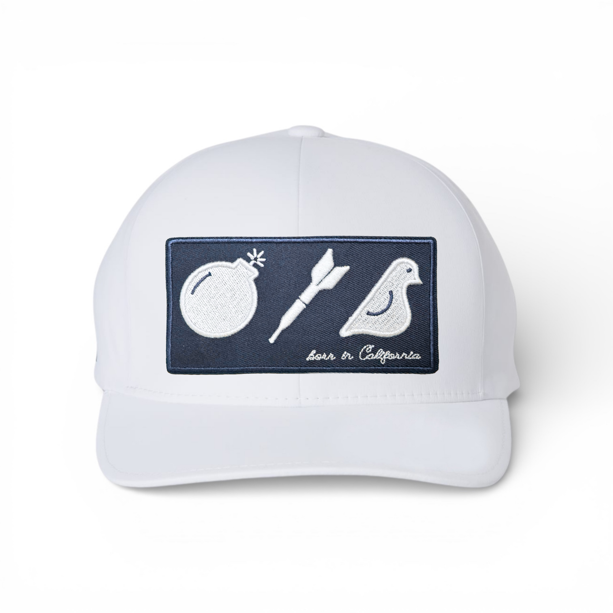 BDB Icons Collection - Golf Cap - White/Navy - Bombs Darts Birds