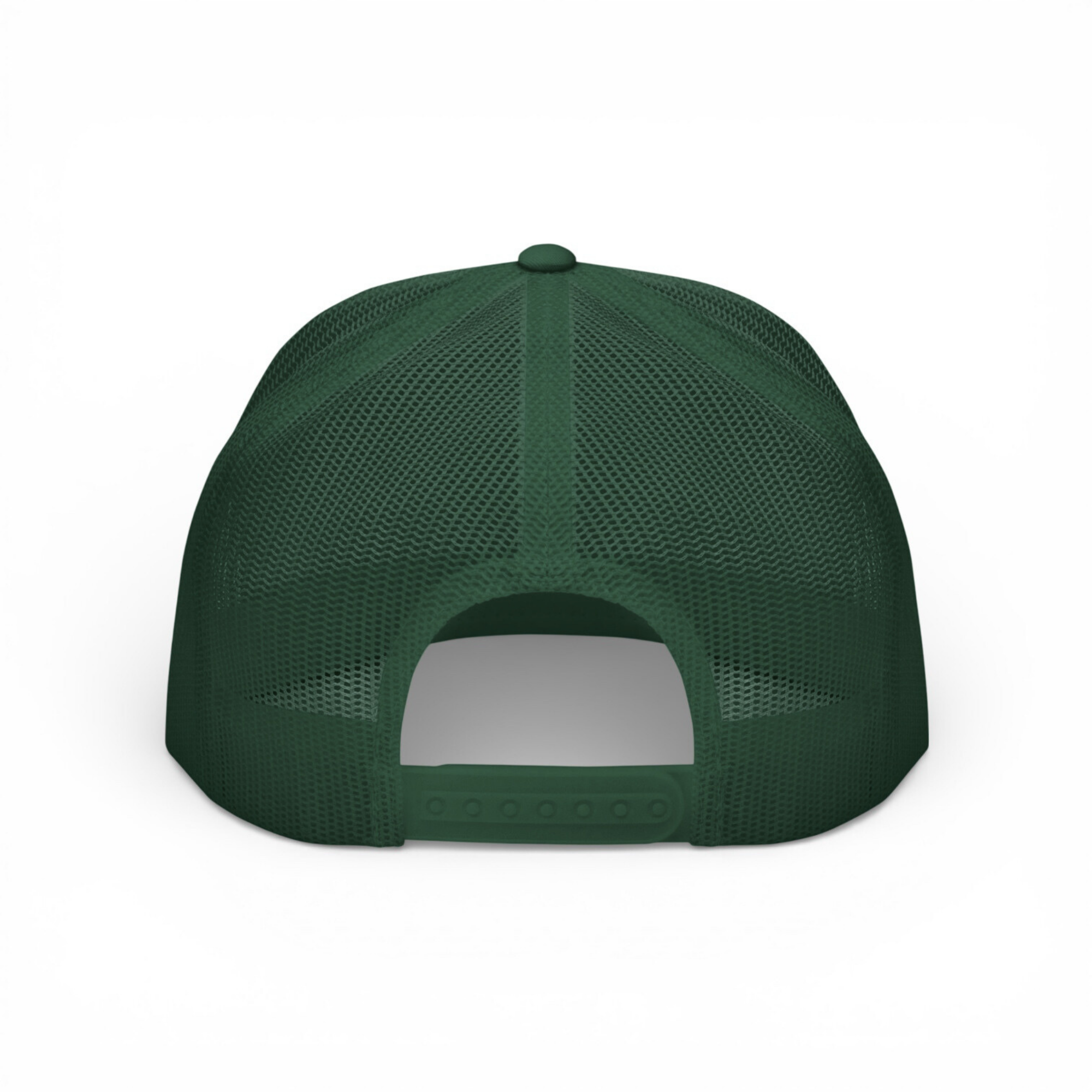 BDB Icons Patch Truckers Hat - Golf Cap - Green - Back - Bombs Darts Birds