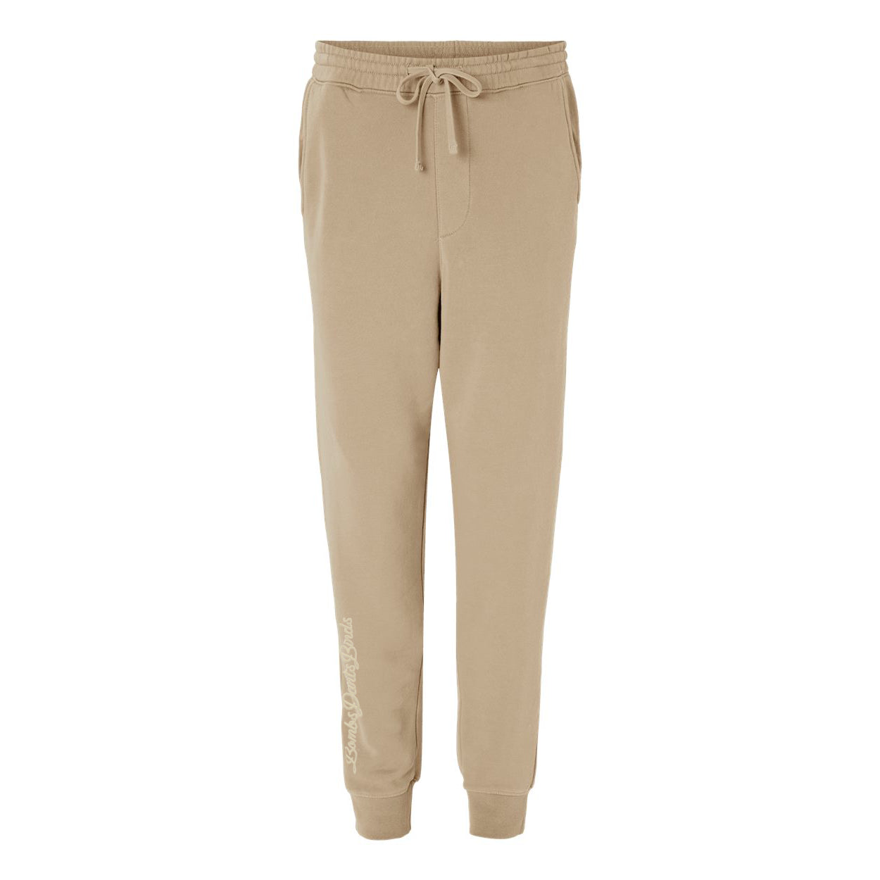 BDB Pigment Dyed Joggers Beige - Bombs Darts Birds