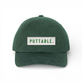 Course Chatter Golf Caps "Puttable" - Forest Green/White - Bombs Darts Birds