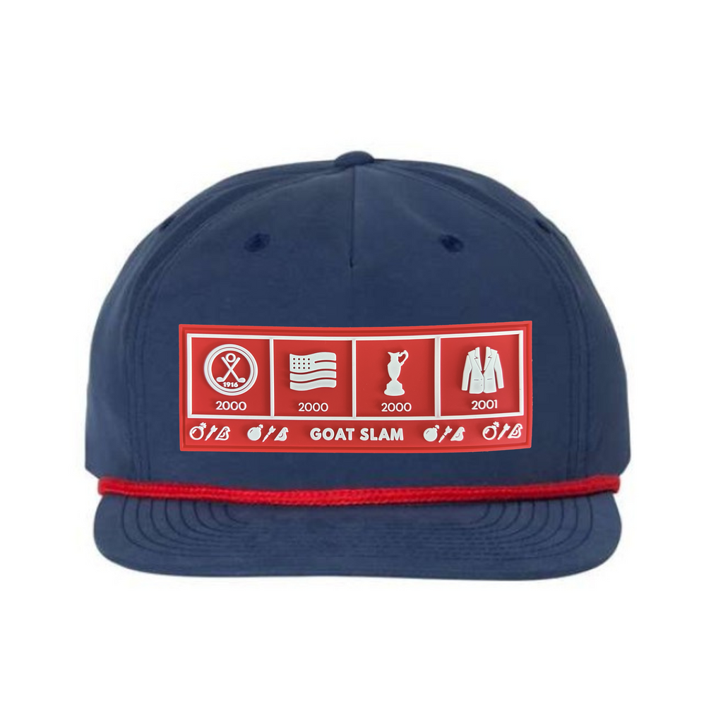 "Goat Slam" Low-Profile Rope Hat TW Edition - Navy/Red/Red - Bombs Darts Birds