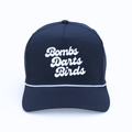 Good Vibes "Czervik" Rope Golf Cap - Navy/White - Bombs Darts Birds