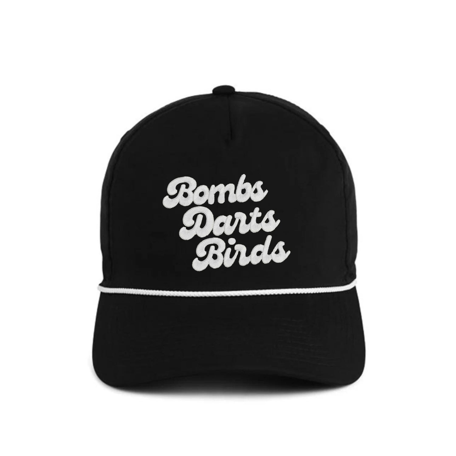 Good Vibes "Czervik" Rope Golf Cap - Navy/White - Bombs Darts Birds