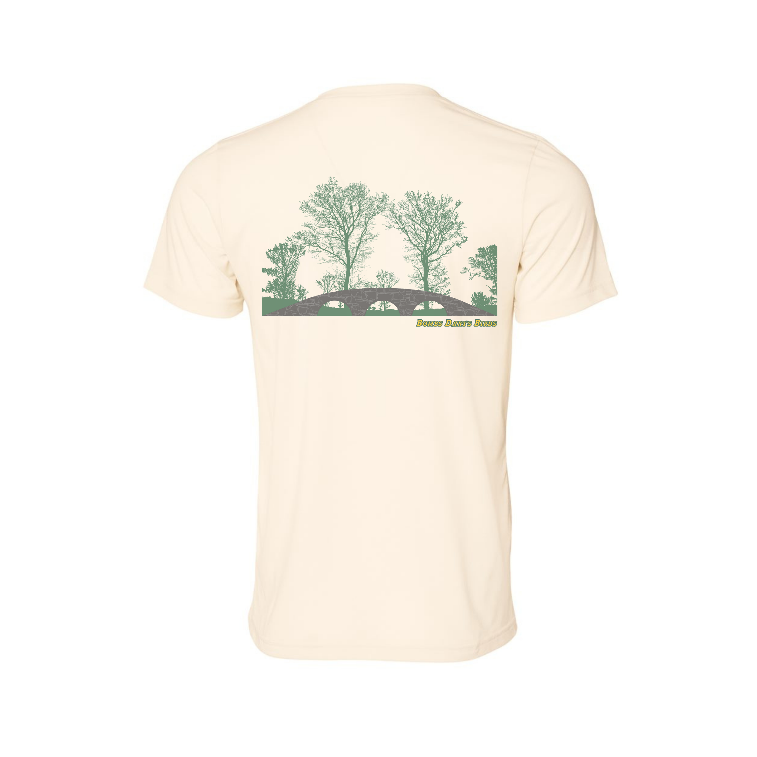 Iconic Augusta 12 Golf T-Shirt - Back - Bombs Darts Birds