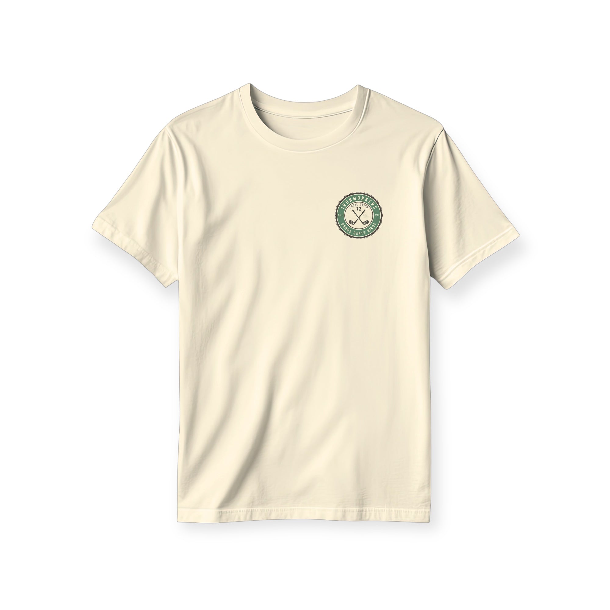 "Ironworkers Union 72" Bombs Darts Birds Tee - Bombs Darts Birds