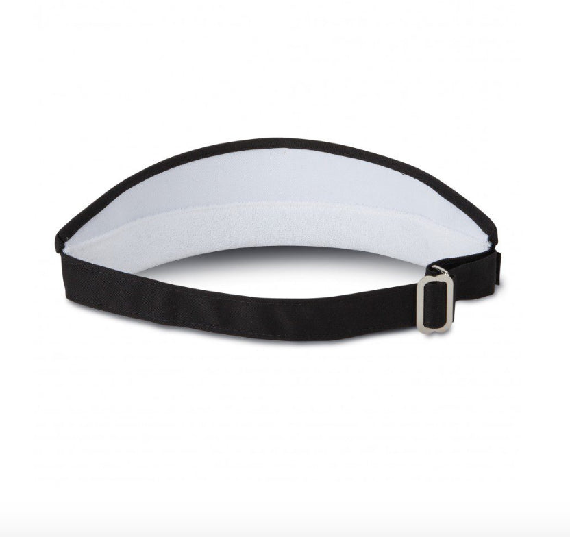 Muni Golf Visor Black Back - Bombs Darts Birds