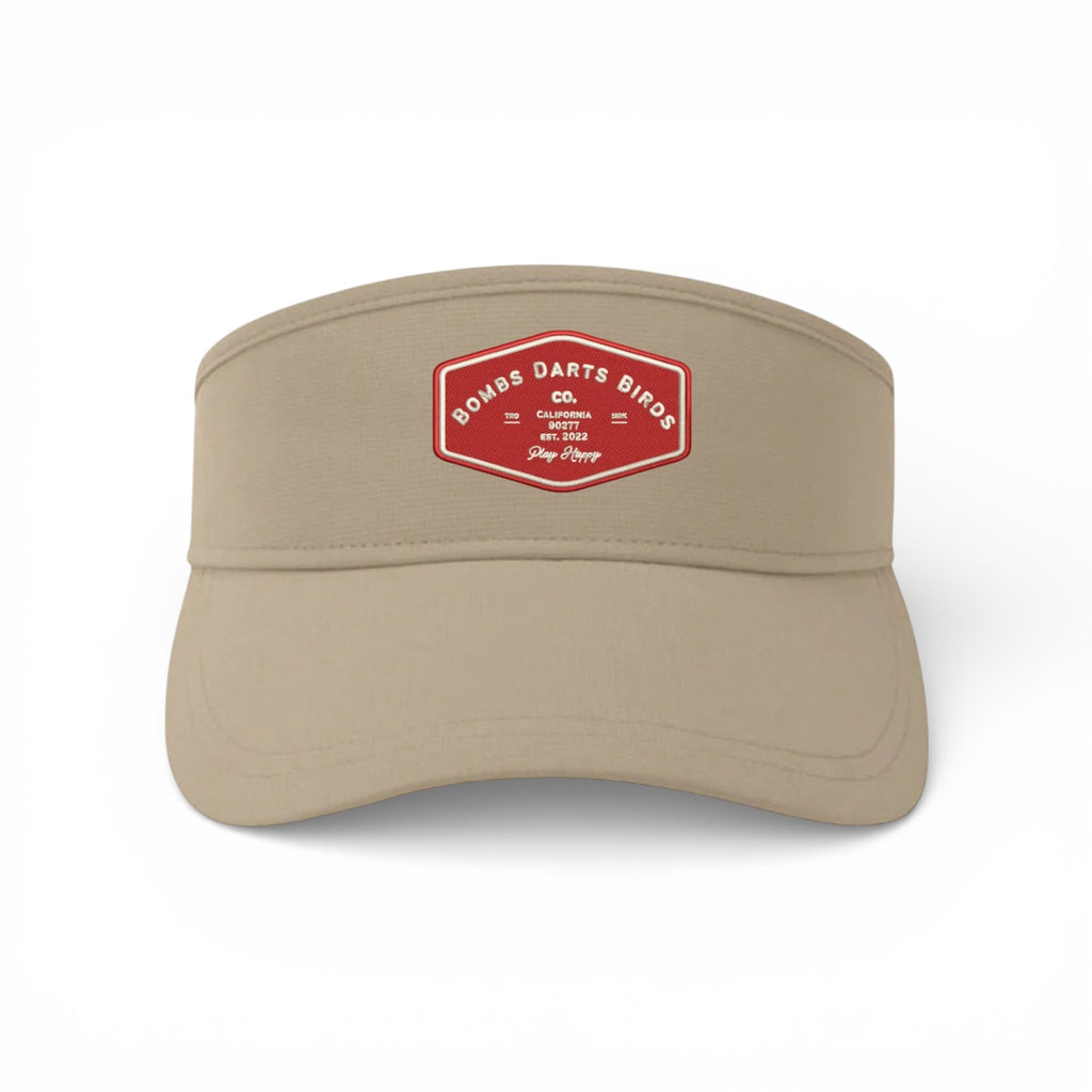 Muni Golf Visor Brown - Bombs Darts Birds