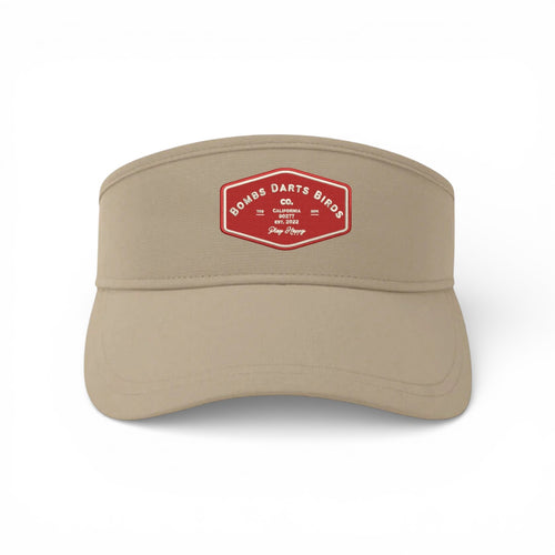 Muni Golf Visor Brown - Bombs Darts Birds
