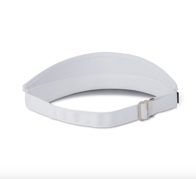 Muni Golf Visor White Back - Bombs Darts Birds