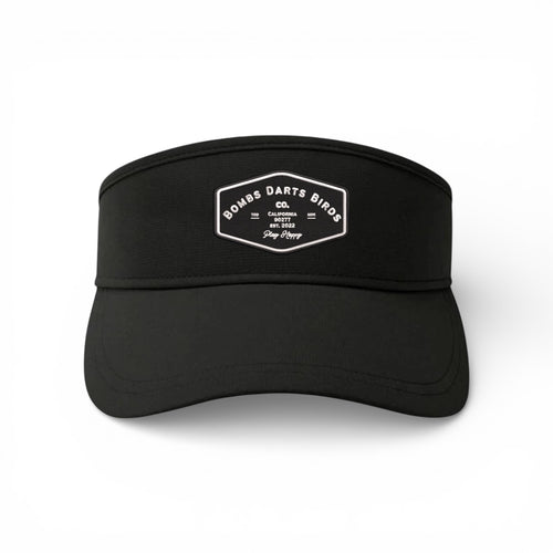 Muni Visor Black/White - Bombs Darts Birds