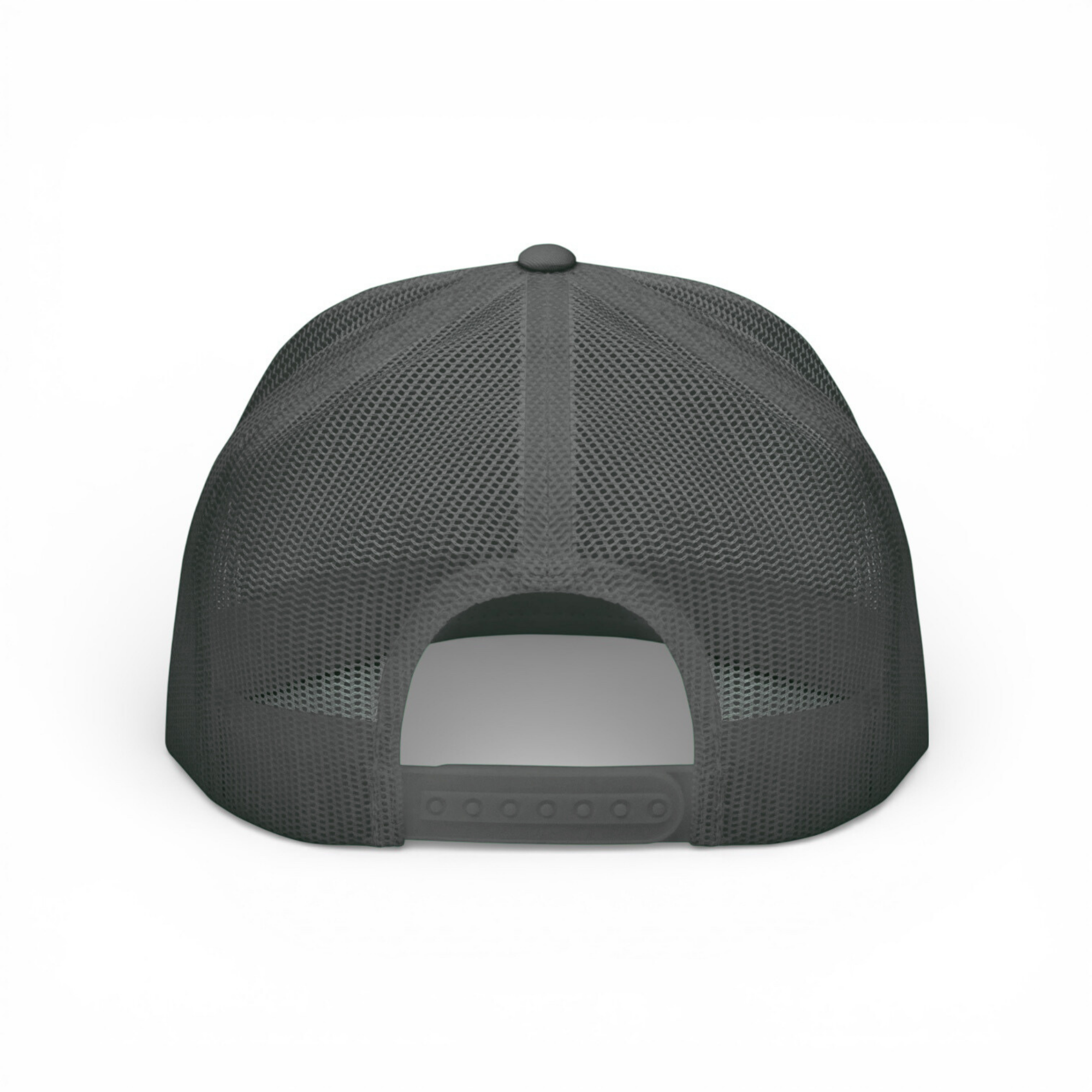 OG 3D Bombs Darts Birds Trucker Hat - Golf Cap - Gray - Back - Bombs Darts Birds