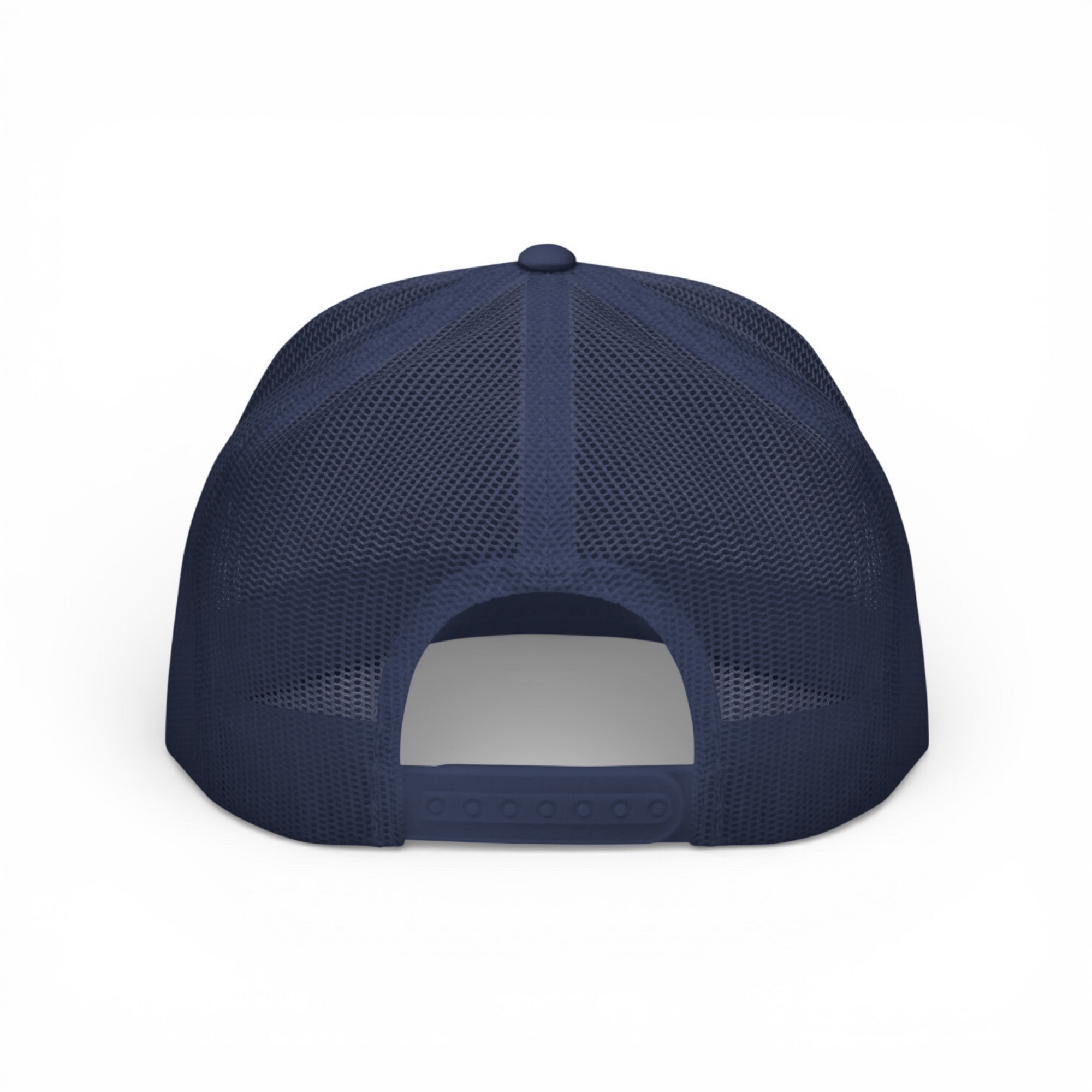 OG 3D Bombs Darts Birds Trucker Hat - Golf Cap - Navy - Back - Bombs Darts Birds