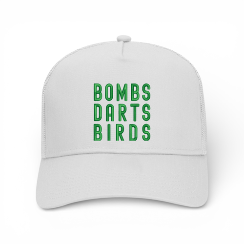 OG 3D Bombs Darts Birds Trucker "Augusta 2" - Bombs Darts Birds