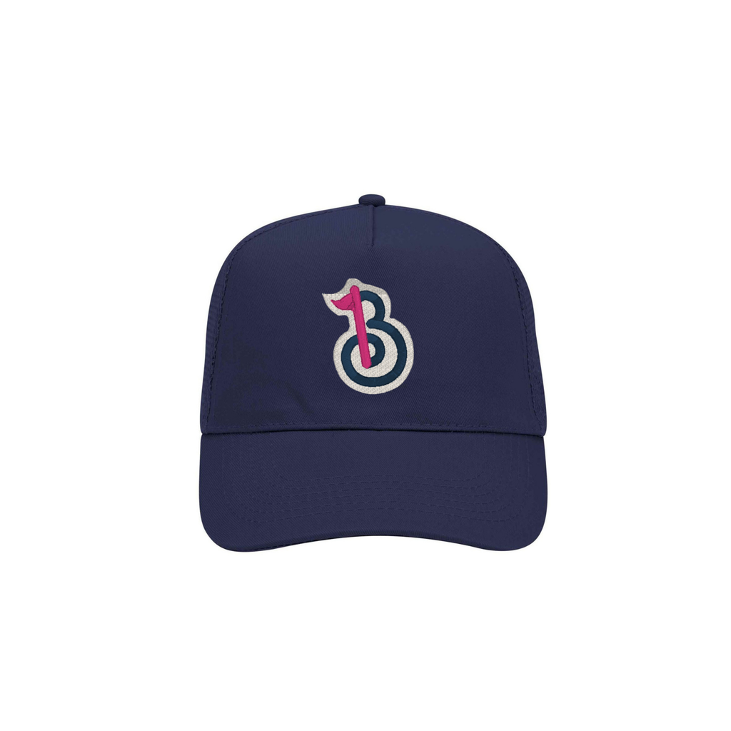 Pin High Trucker Golf Cap - Navy - Bombs Darts Birds
