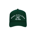 Play Happy Trucker Golf Cap - Forest Green/White - Bombs Darts Birds