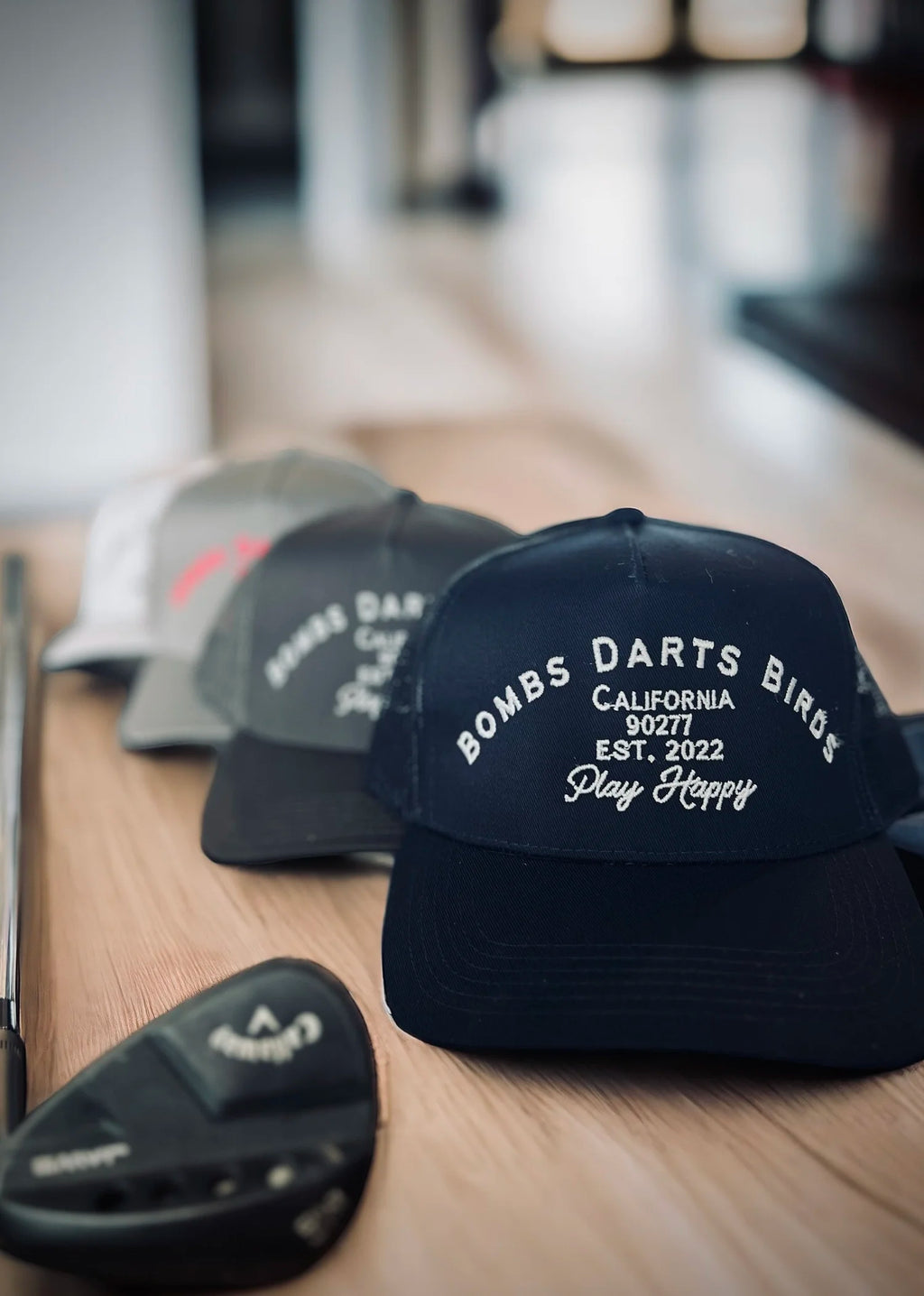 Play Happy Trucker Golf Caps - Lowcountry Lineup v2 - Bombs Darts Birds