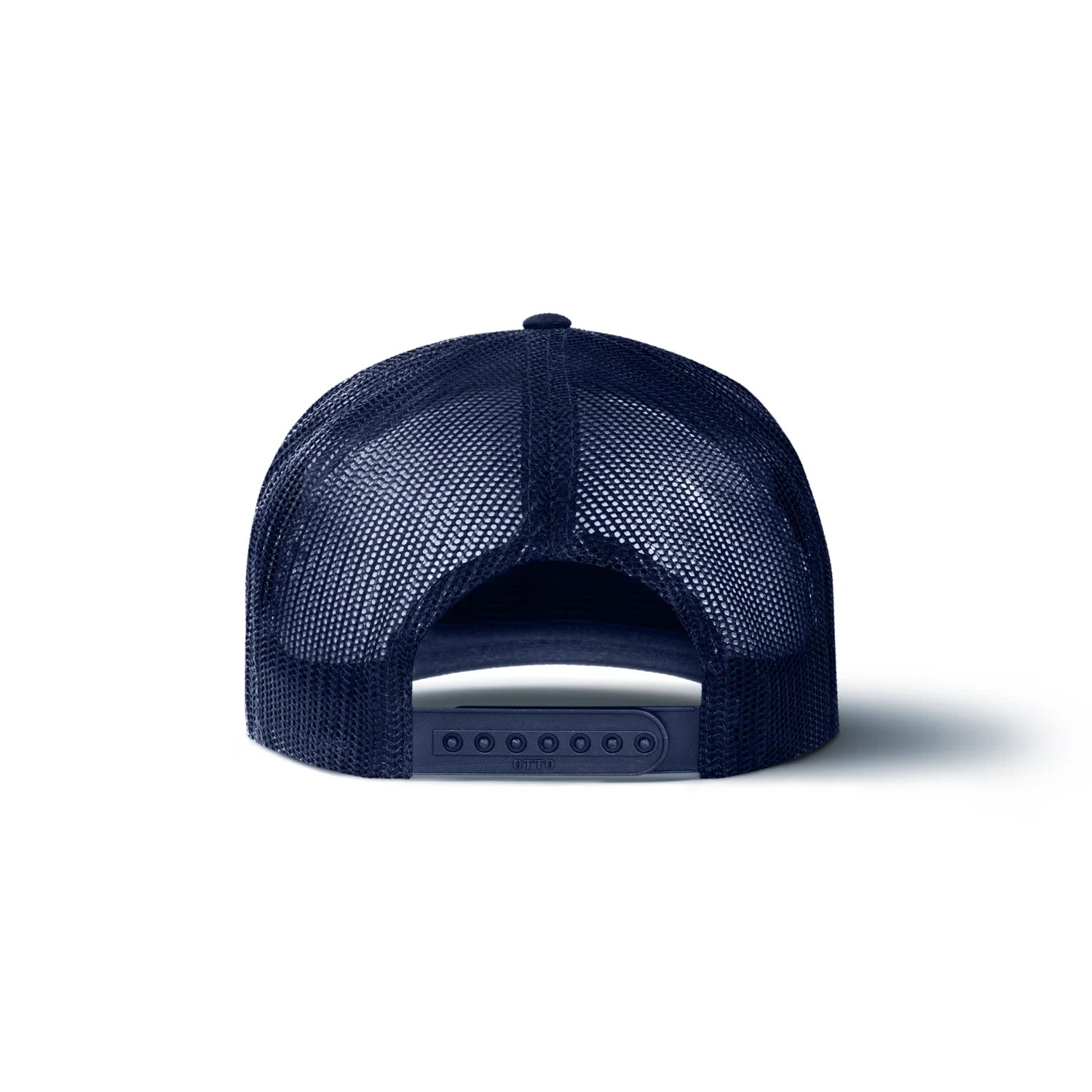 Play Happy Trucker Hat - Navy - Back - Bombs Darts Birds