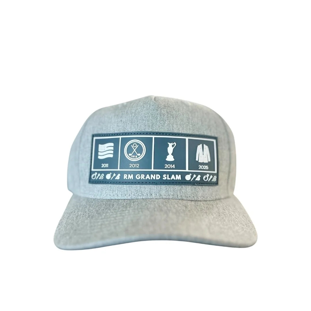 R M Grand Slam Golf Cap Denim - Bombs Darts Birds