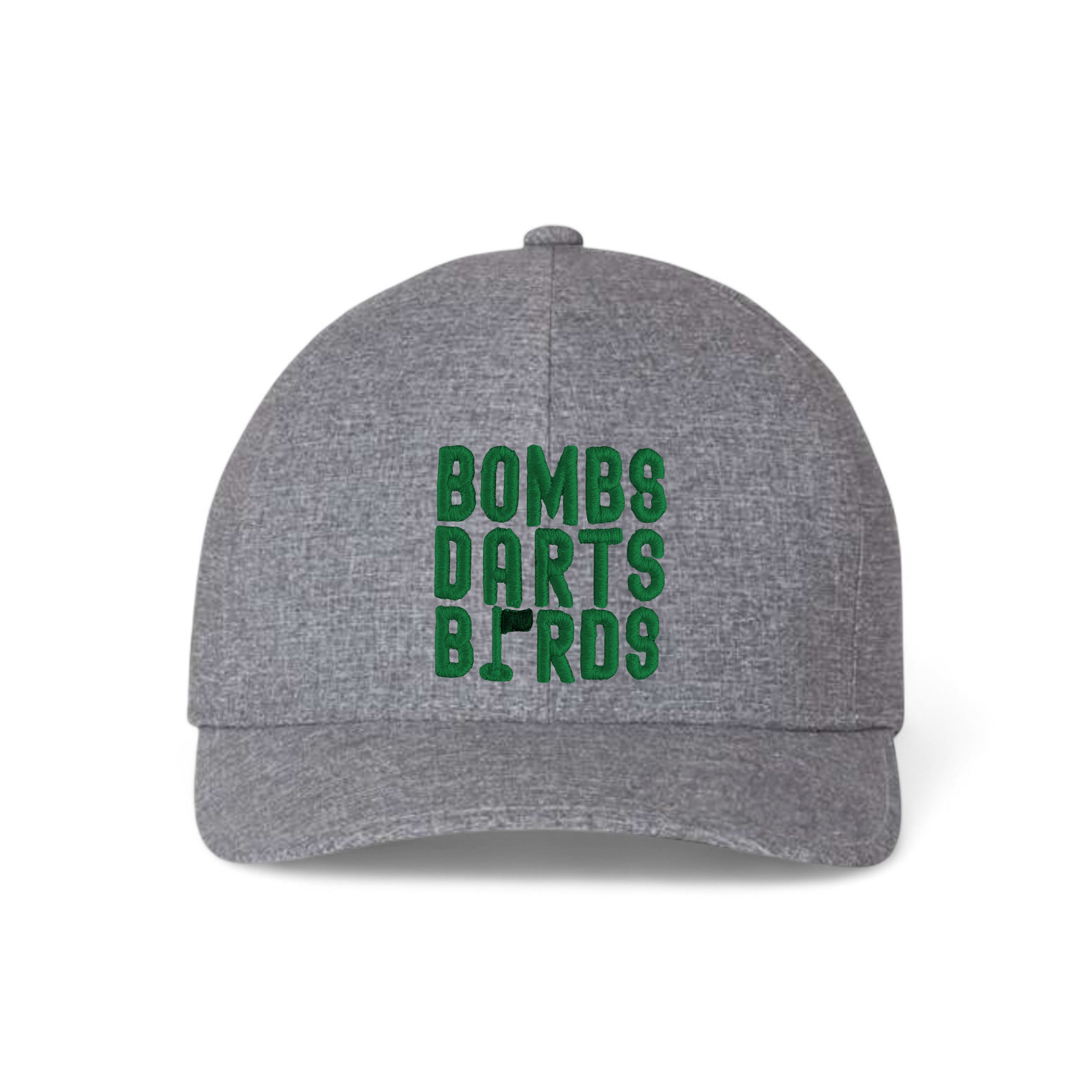 Spartans Bombs Darts Birds Fandom + Golf Caps - Performance Grey/Green - Bombs Darts Birds