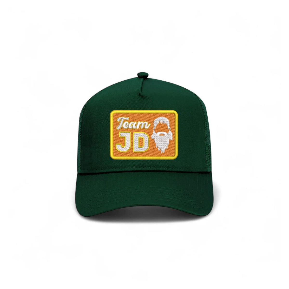 Team JD Trucker Caps - Green/Orange - Bombs Darts Birds