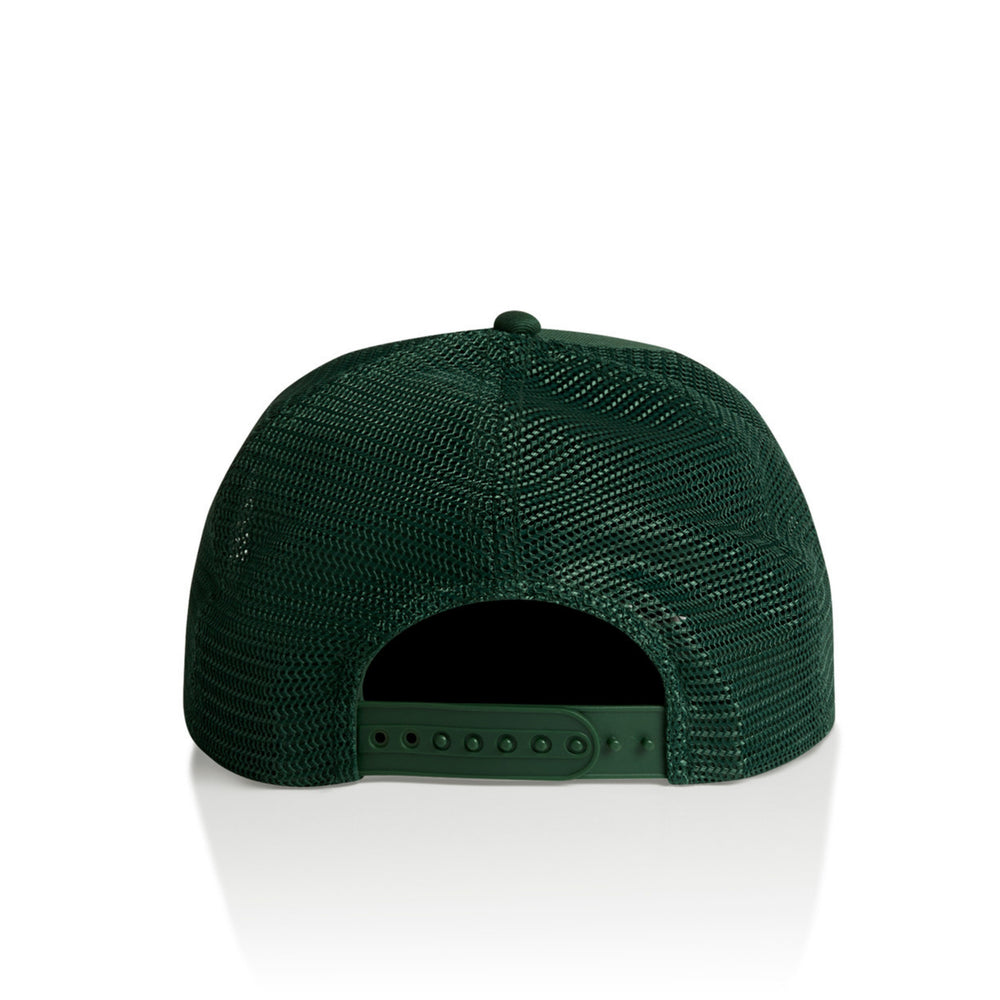 Team JD Trucker Hat - Forest Green/Orange - Back - Bombs Darts Birds