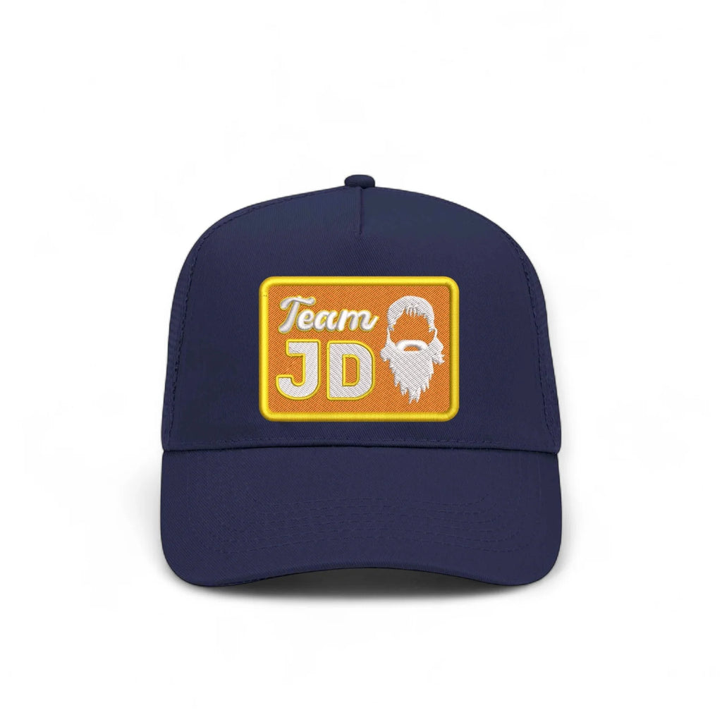 Team JD Trucker Hat - Navy/Orange - Bombs Darts Birds