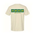 The Amen Azalea Collection "The Champions" Golf Tee Shirt - Beige - Back - Bombs Darts Birds