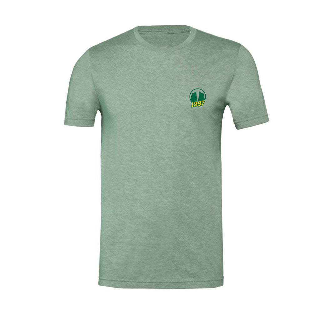 The Amen Azalea Collection "The Champions" Golf Tee Shirt - Mint - Bombs Darts Birds