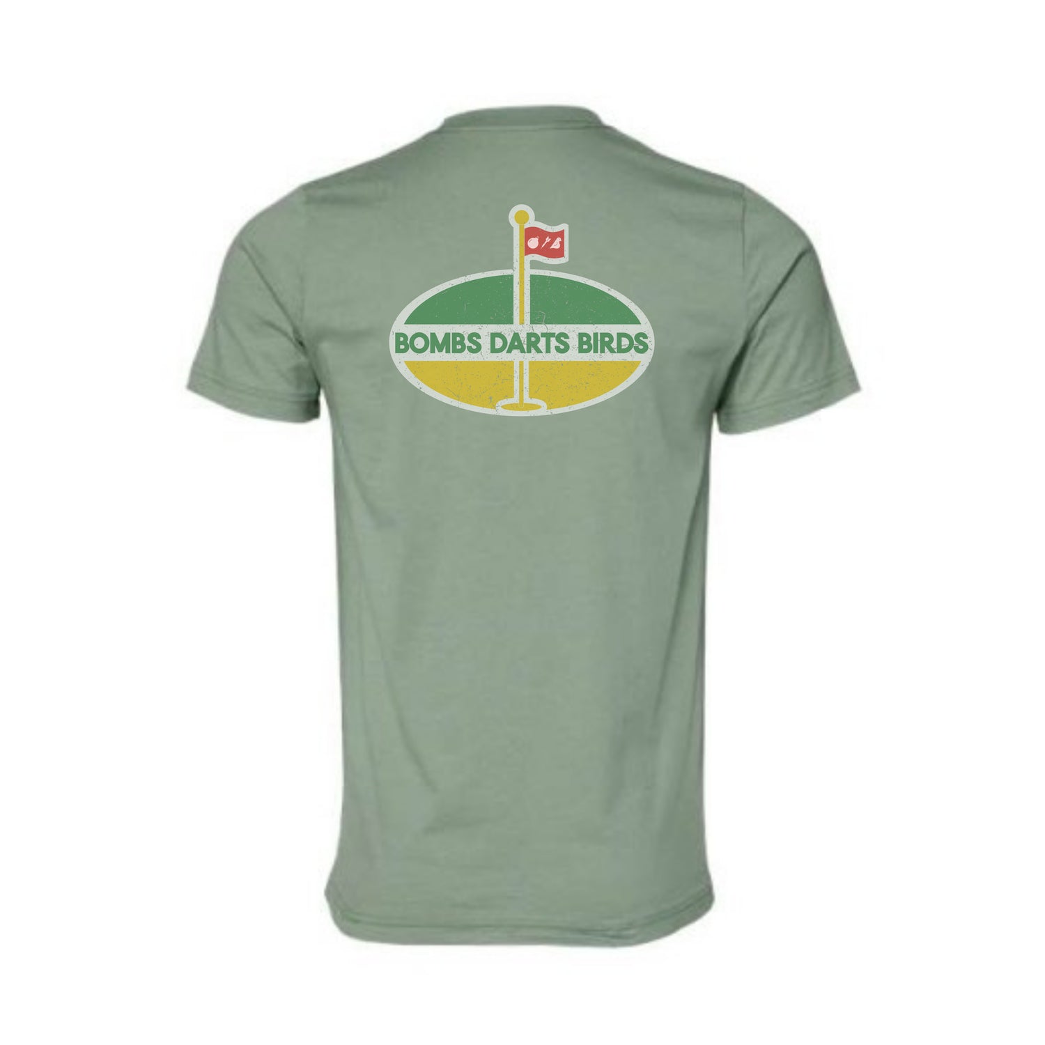 Vintage "Standard Birdie" Bombs Darts Birds Tee (Azaela) Back - Bombs Darts Birds