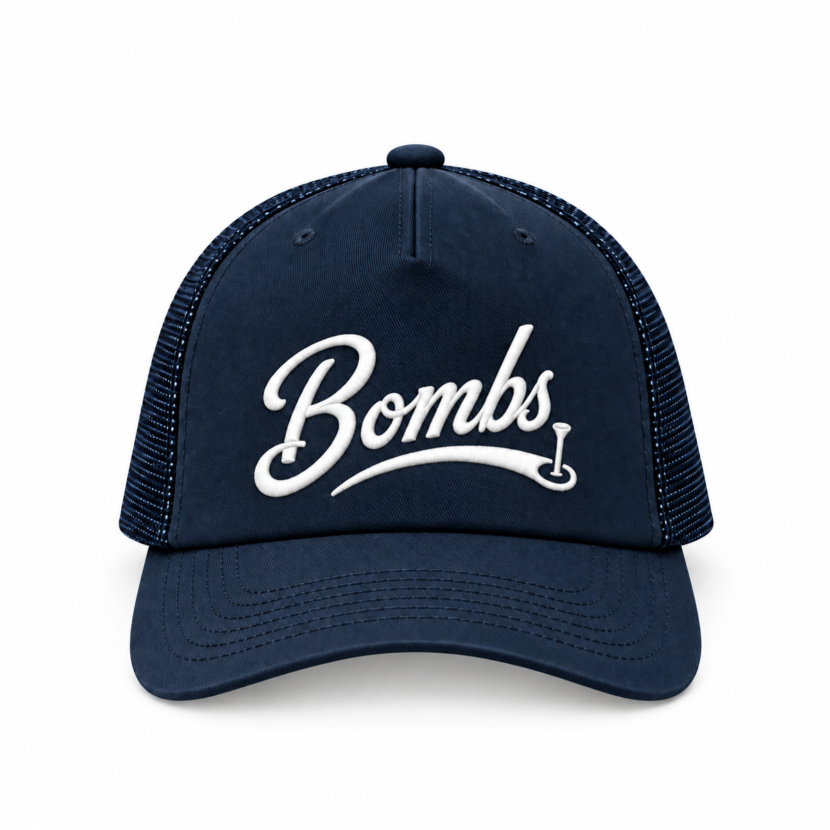 Bombs Hat Trick Navy Trucker - Bombs Darts Birds