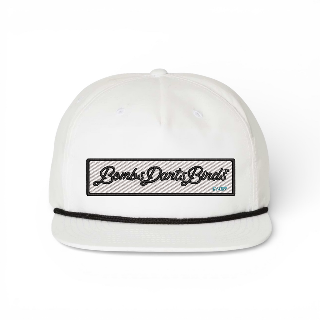 Bombs Darts Birds "The Rossy Script" Lowcountry White - Bombs Darts Birds